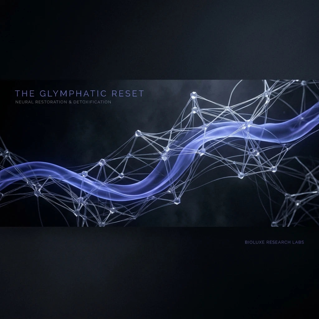 The Glymphatic Reset: Scientific Visualization of Neural Recovery