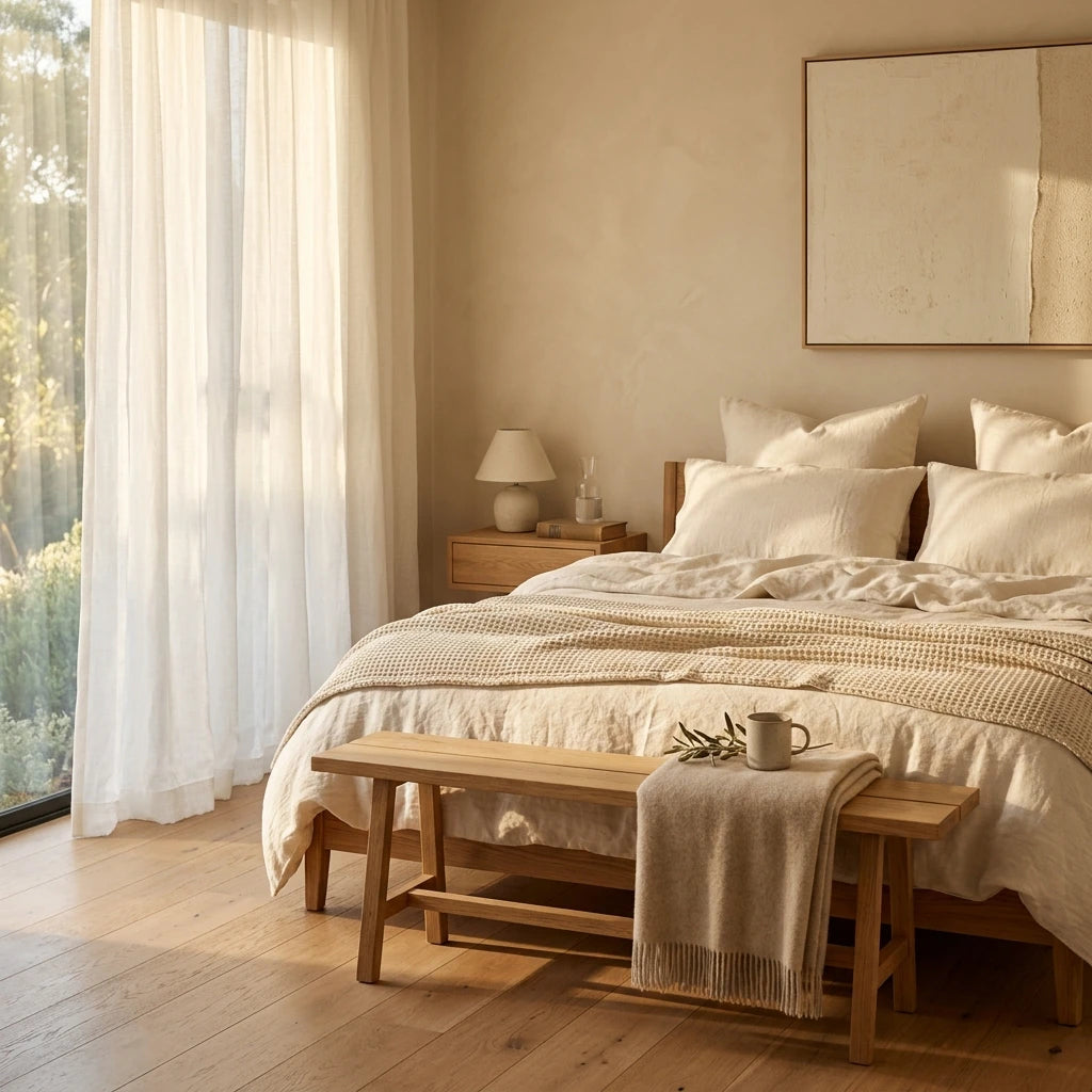 Serene and restorative bedroom sanctuary