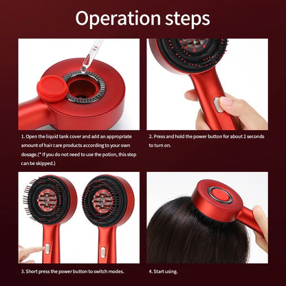 FolliBoost LED Red Light Scalp Massager