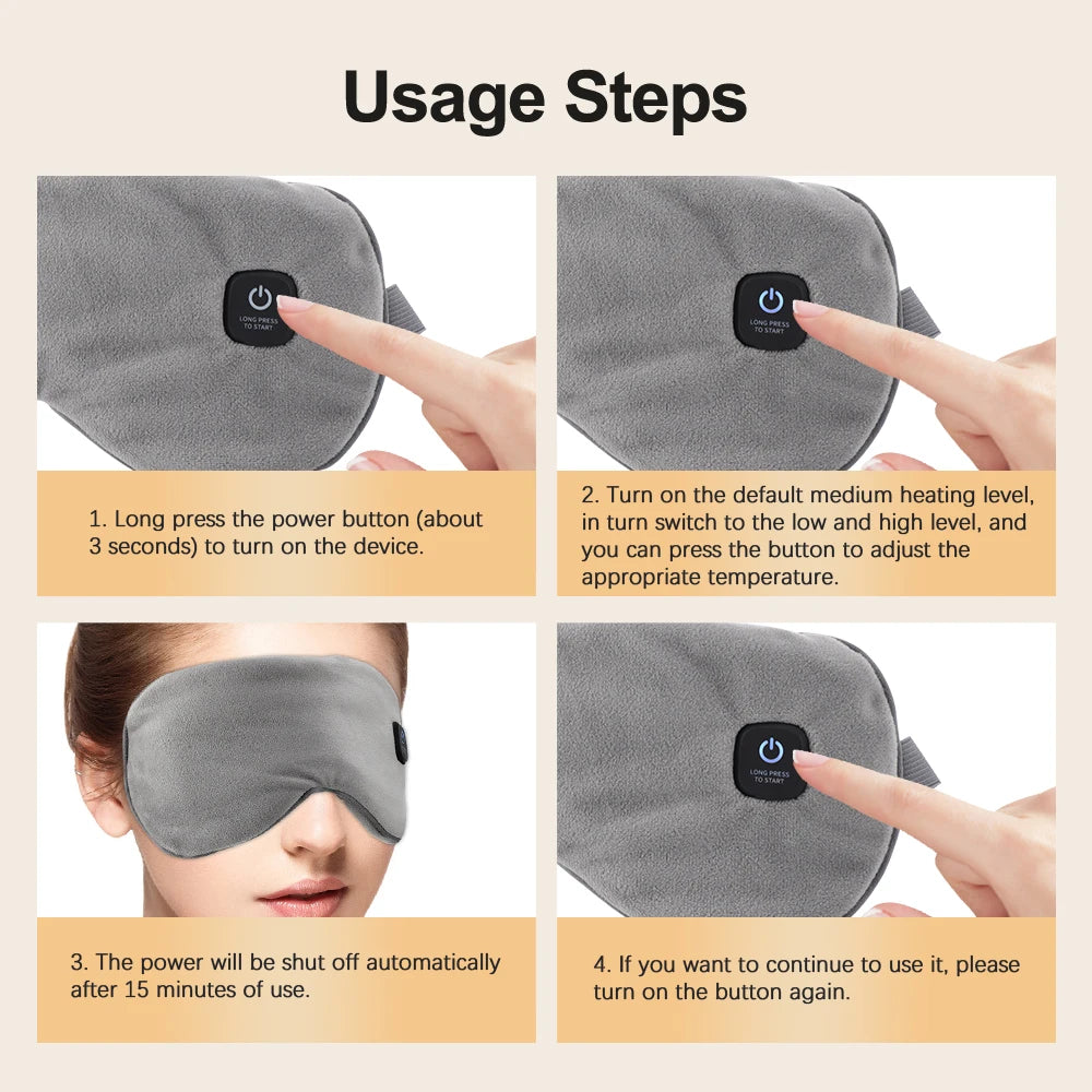 Heated Eye Mask for Dry Eyes - Eastern Power Wellness Tech