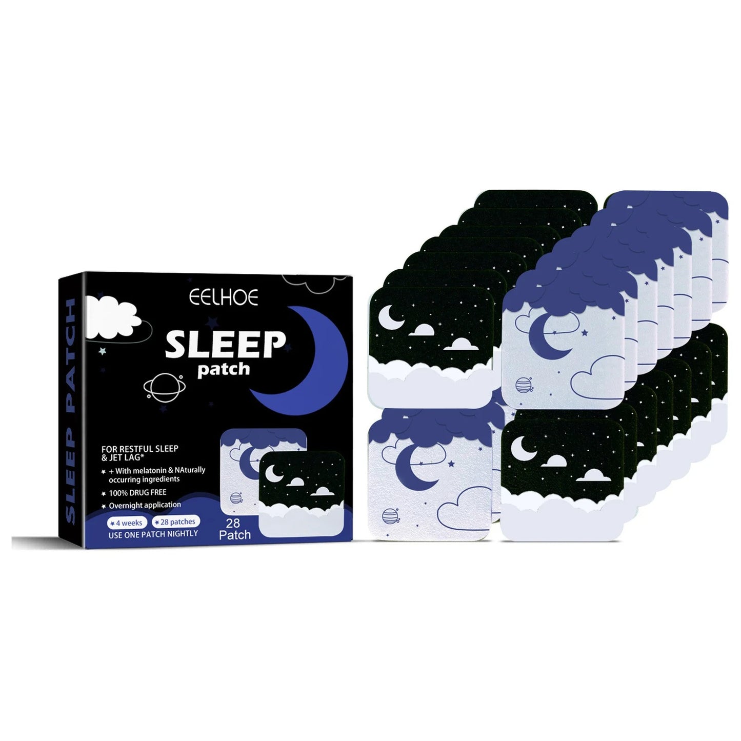 Midnight Serenity: Herbal Sleep Support Patches - Eastern Power Wellness Tech