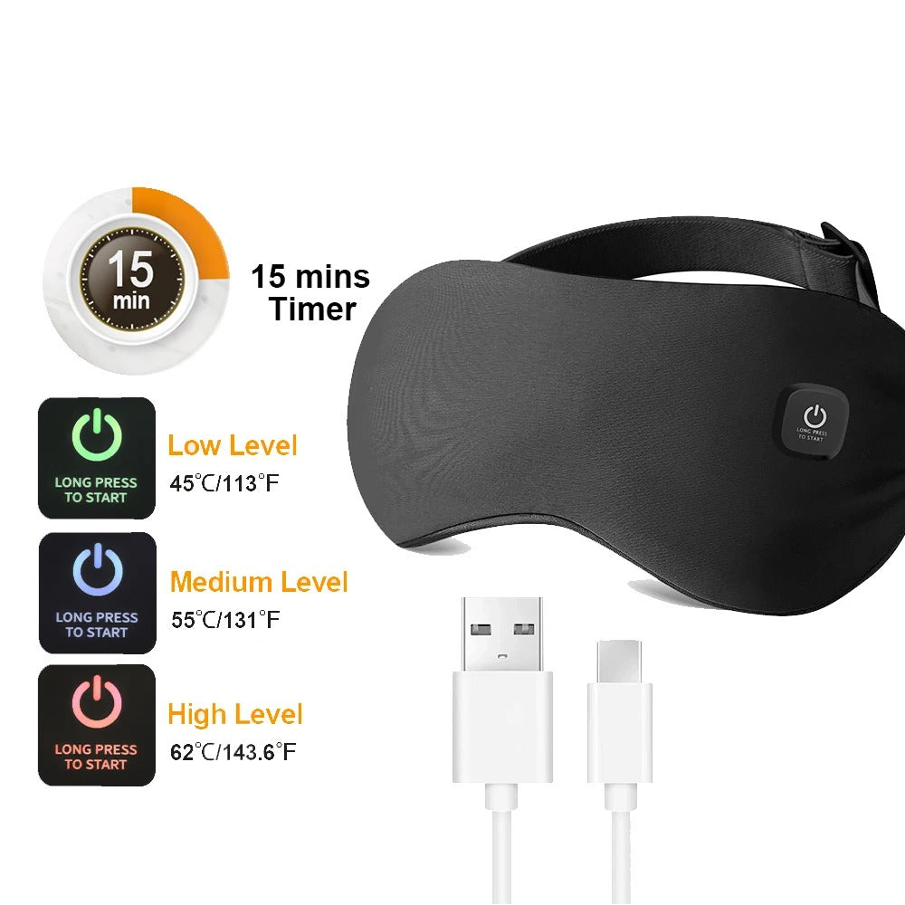 Heated Eye Mask for Dry Eyes - Eastern Power Wellness Tech