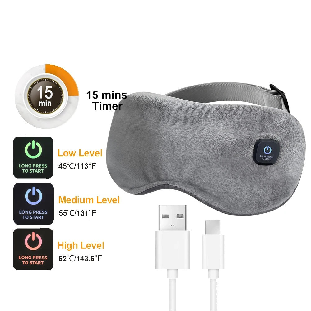 Heated Eye Mask for Dry Eyes - Eastern Power Wellness Tech