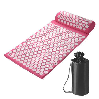 Acupressure Mat & Pillow Set for Muscle Tension Relief
