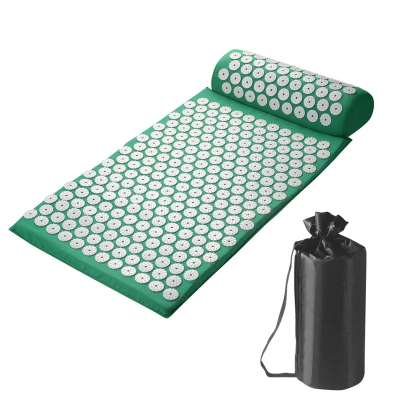 Acupressure Mat & Pillow Set for Muscle Tension Relief