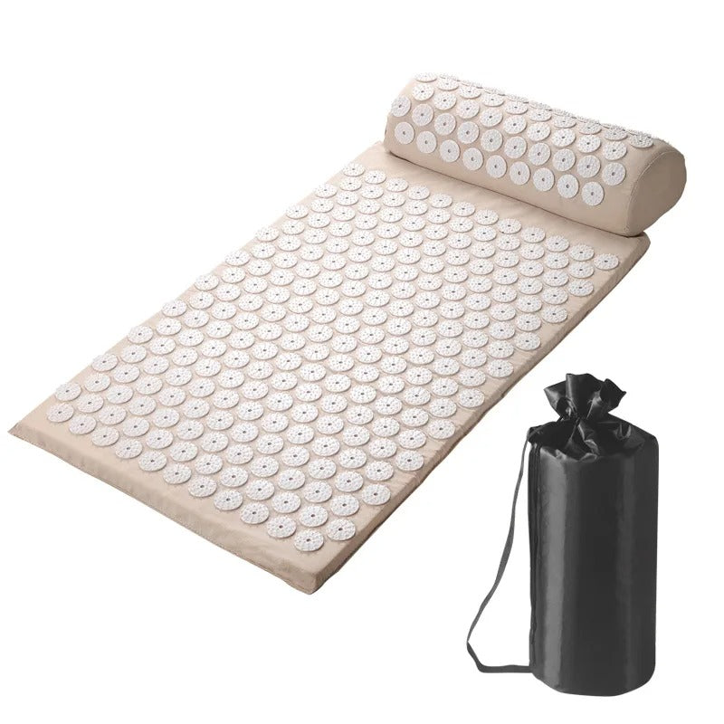 Acupressure Mat & Pillow Set for Muscle Tension Relief