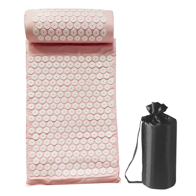 Acupressure Mat & Pillow Set for Muscle Tension Relief