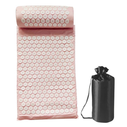 Acupressure Mat & Pillow Set for Muscle Tension Relief